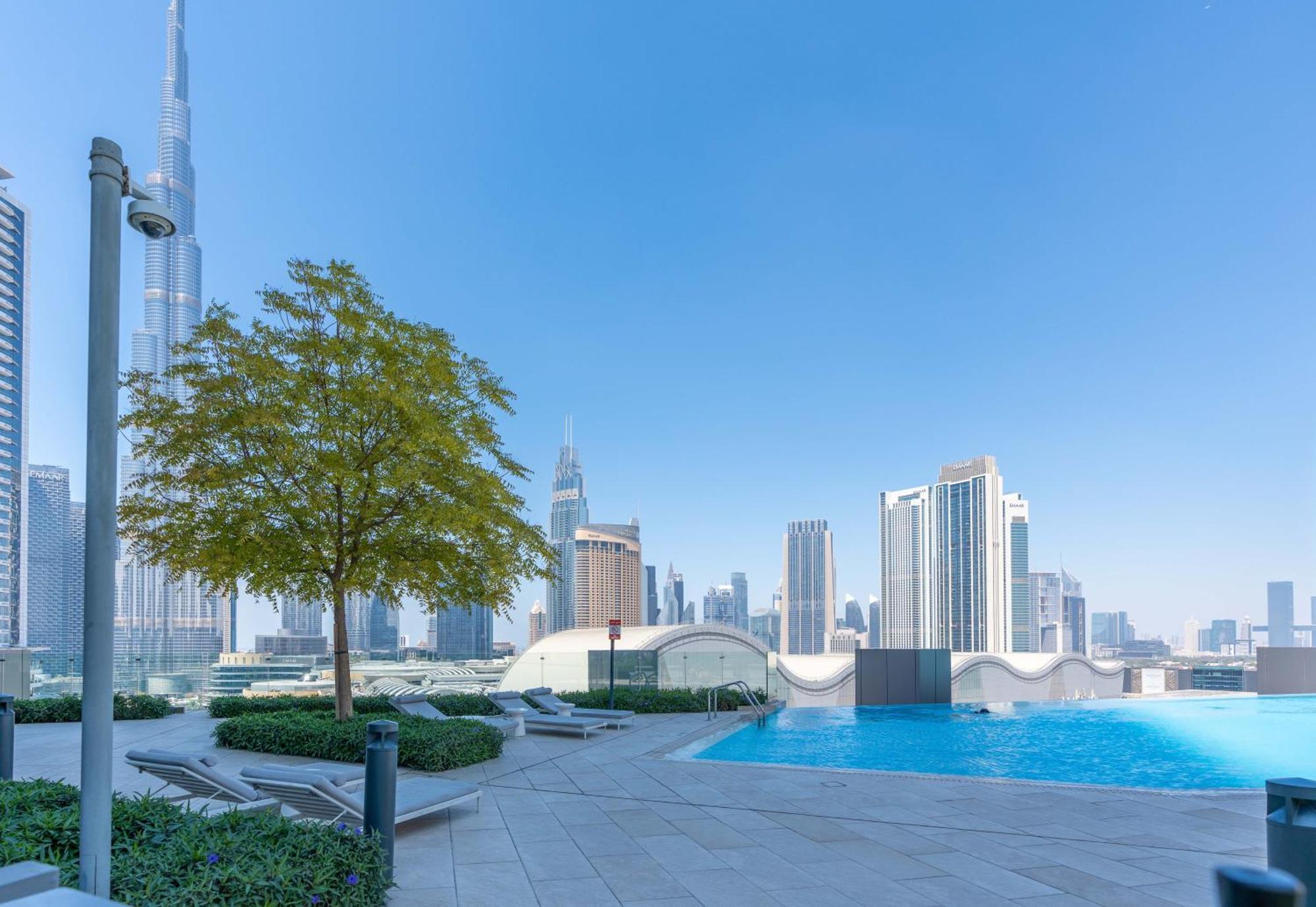 Lux Apt-Burj View Opp. Dxb Mall Dubai Exterior foto